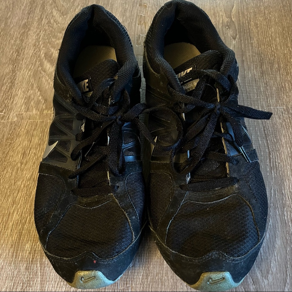 Nike Reax Run 6 Black/Black Running Training Shoes 472773-001 Men's 9.5